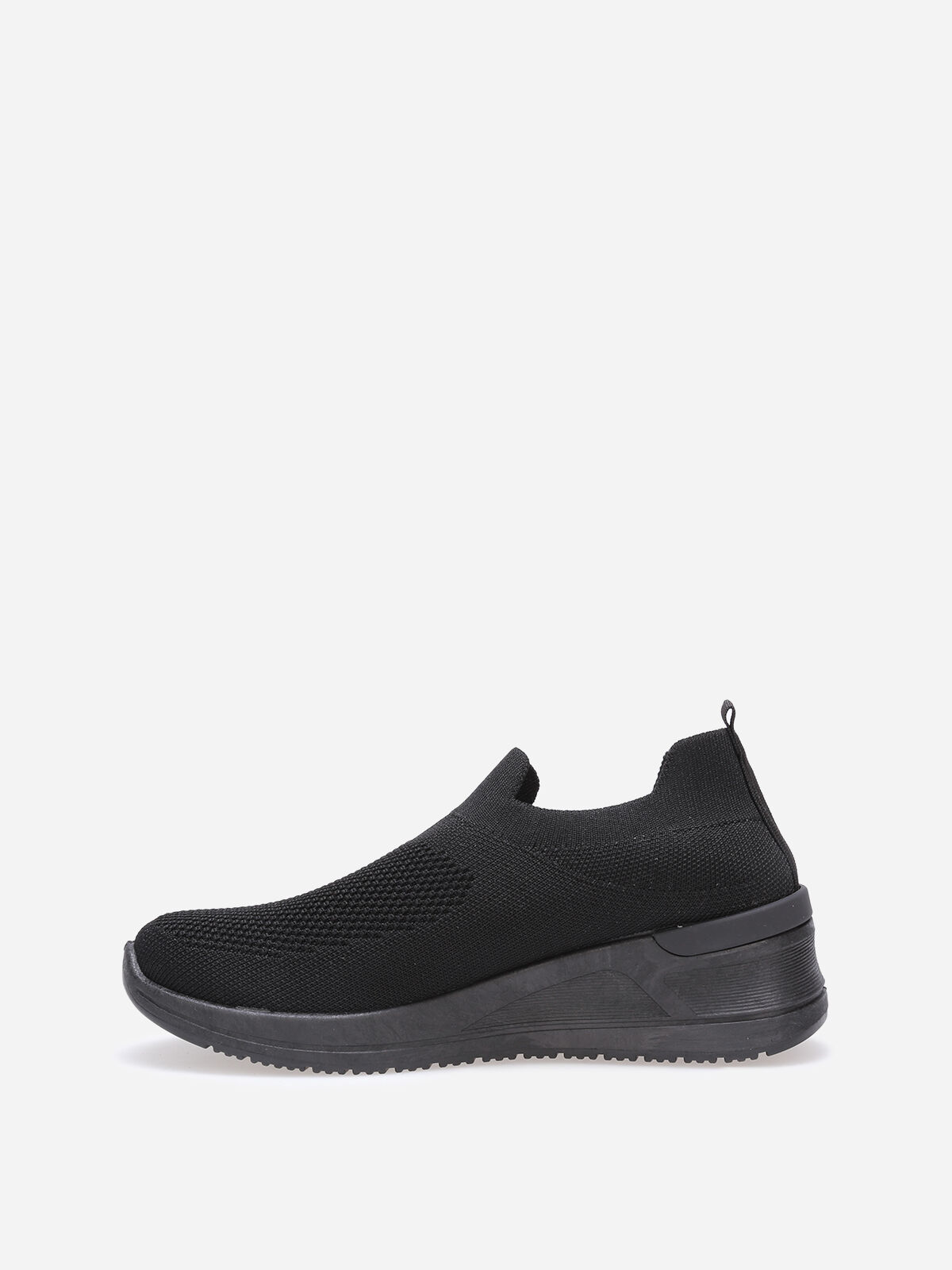 Baskets compensées slip-on- Noir