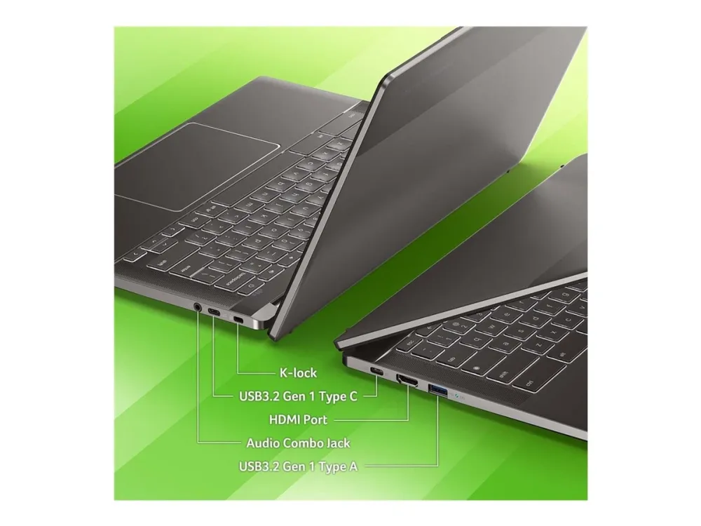 Acer Chromebook 514 C937-TCO - Intel N-series - N150 / op til 3.6 GHz - Chrome OS - Intel Graphics - 8 GB RAM - 64 GB eMMC - 14