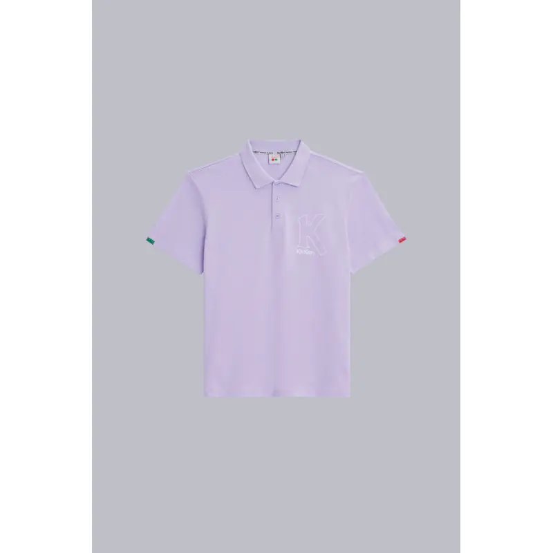 ORGANIC BIG K POLO LILA POLO MANCHES COURTES Coton No Gender