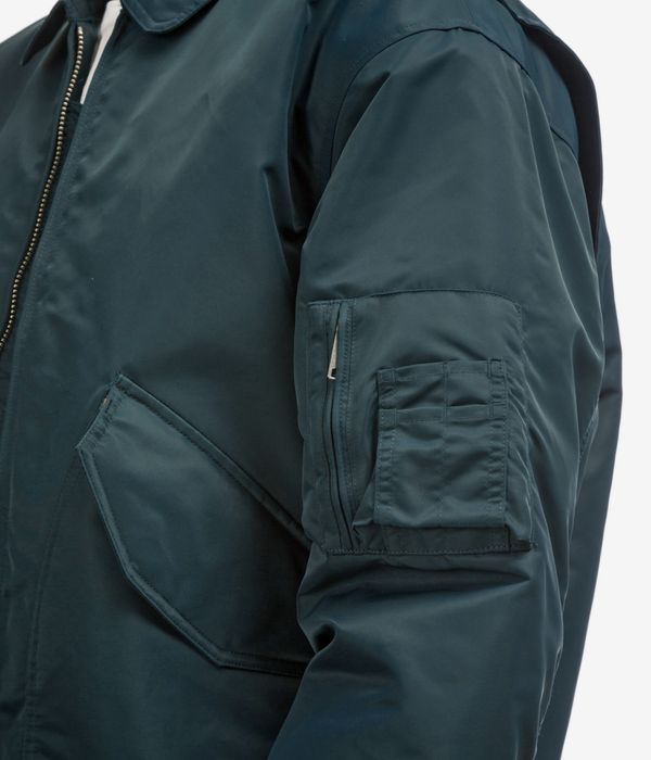Carhartt WIP Olten Bomber Jacke (duck blue turmeric)