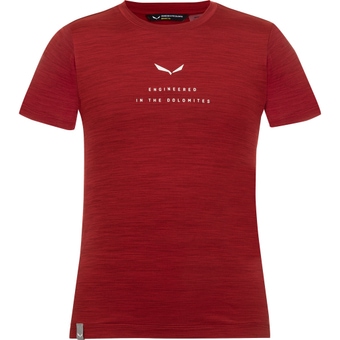 Salewa Eagle Dry S/s Tee K T-Shirt Syrah Melange Kinder