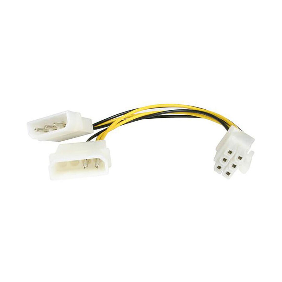 StarTech.com Adaptateur d'alimentation 2x Molex vers PCI-E 6 pins