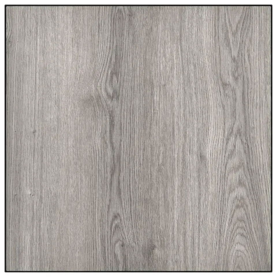 vidaXL - Tuintafel - Grijs - DPC en staal - 55 x 55 x 31 cm