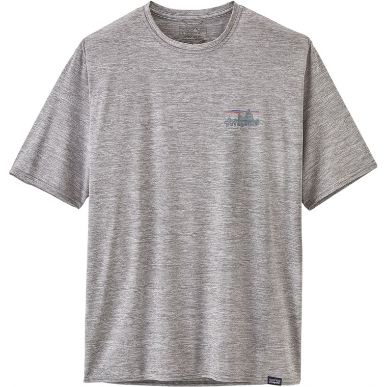 Patagonia M's Cap Cool Daily Graphic Shirt '73 Skyline: Feather Grey