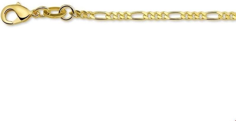 Collier - Figaro - Geel - 2,3 mm - Doubl 10/000
