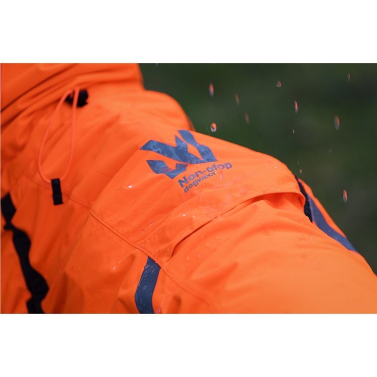 Non-stop dogwear Fjord Overall Raincoat Orange/Black