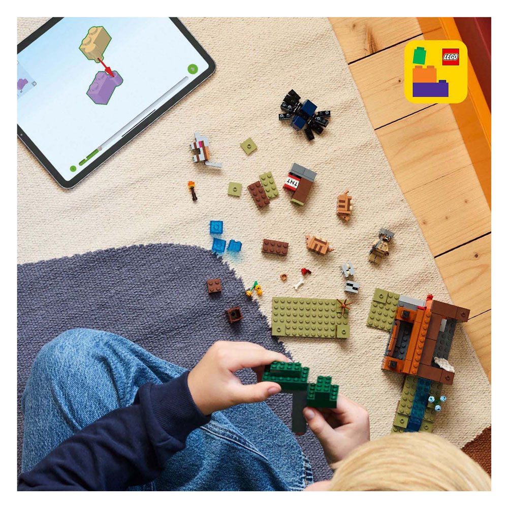 LEGO Minecraft 21269 De Gordeldieren Bij de Mijn