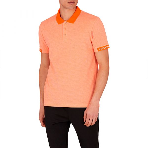 Emporio Armani para Homem Pólo Coral de Manga Curta S