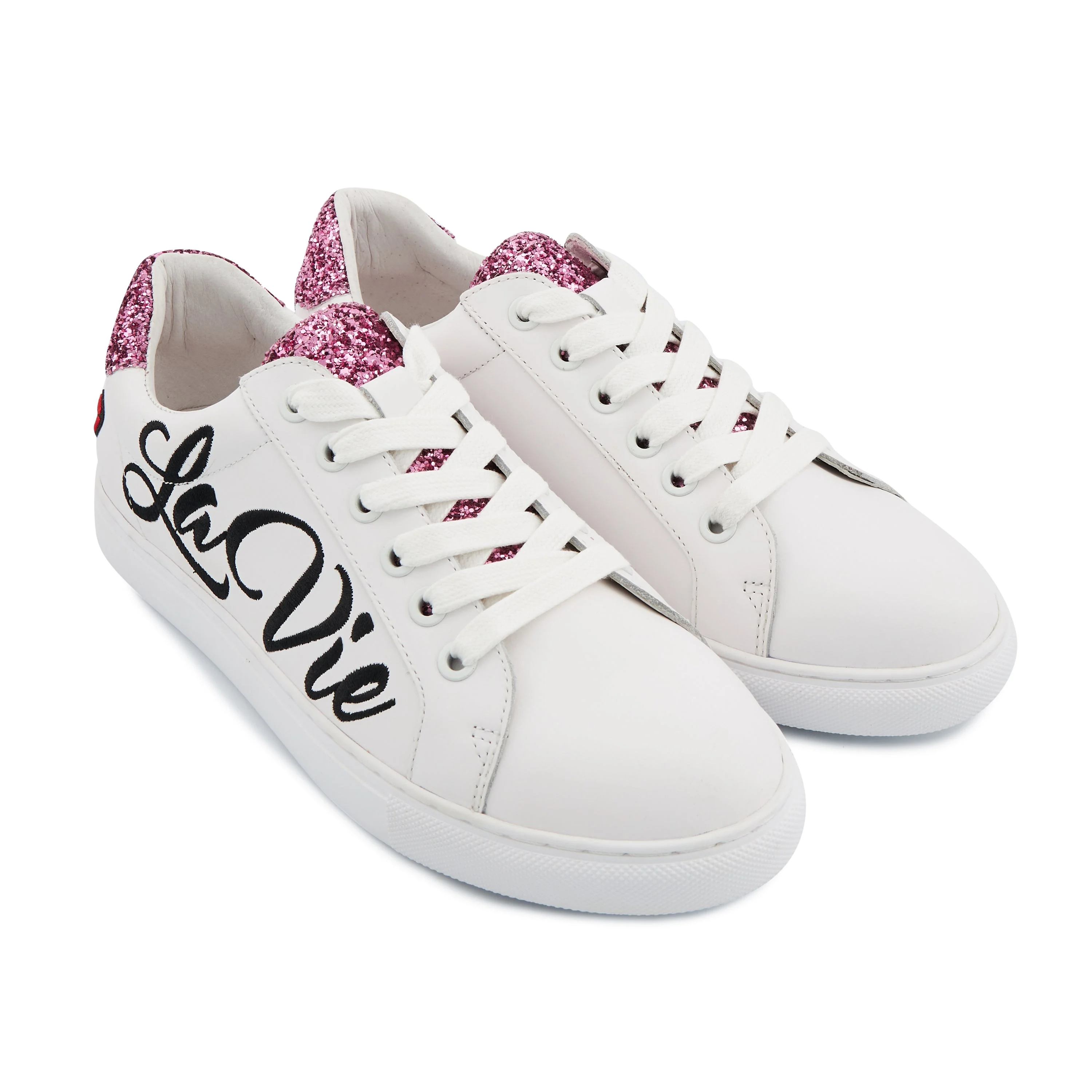 SIMONE LA VIE EN - Sneakers en cuir | Blanc
