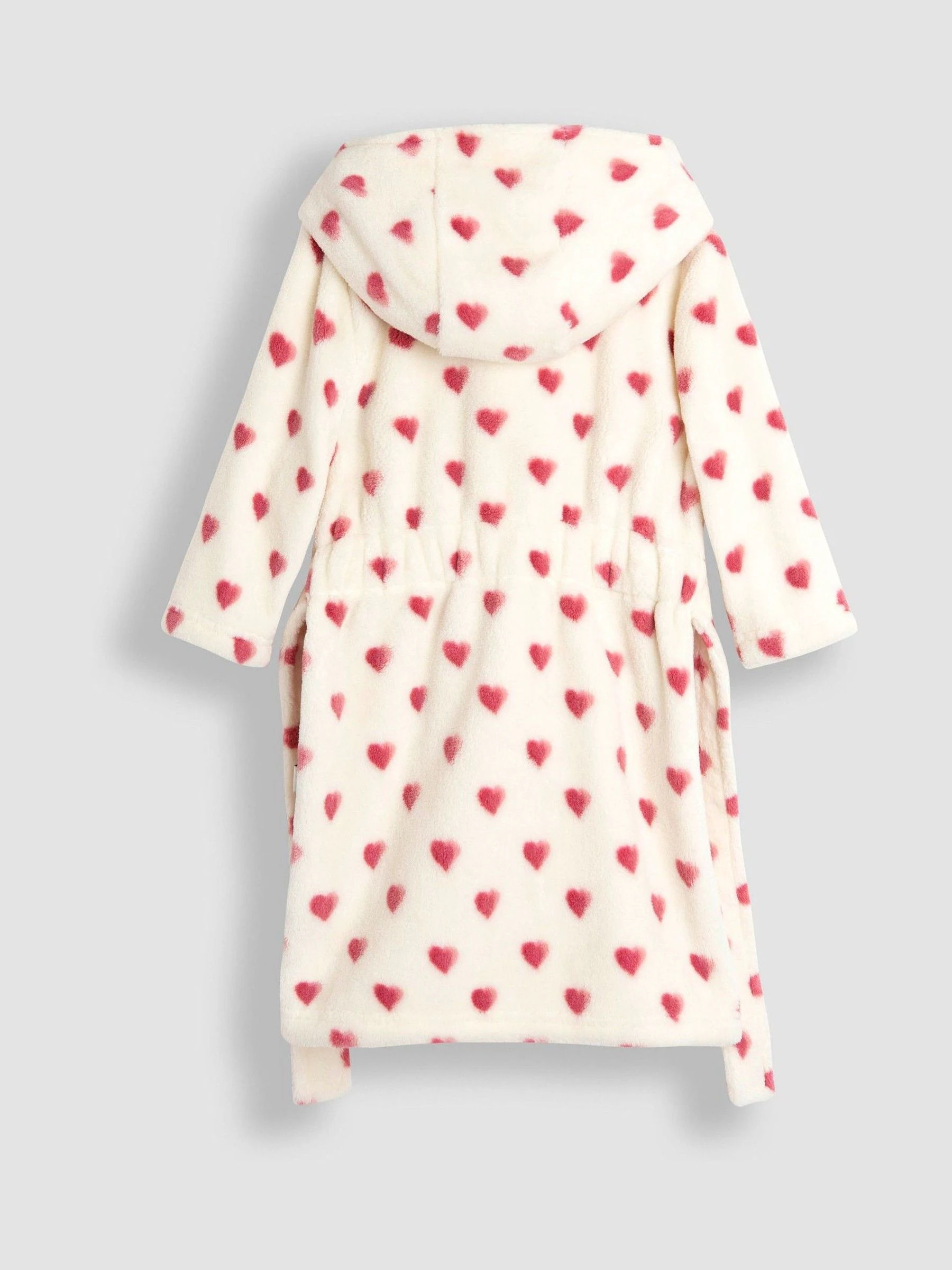 Crème met hartprint - JoJo Maman Bébé - Badjas