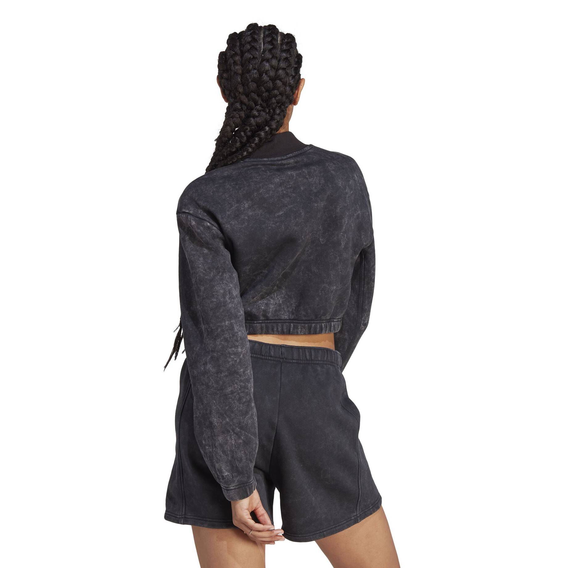 adidas Performance| Damen Sweatshirt ALL SZN FLEECE WASHED SWEATSHIRT