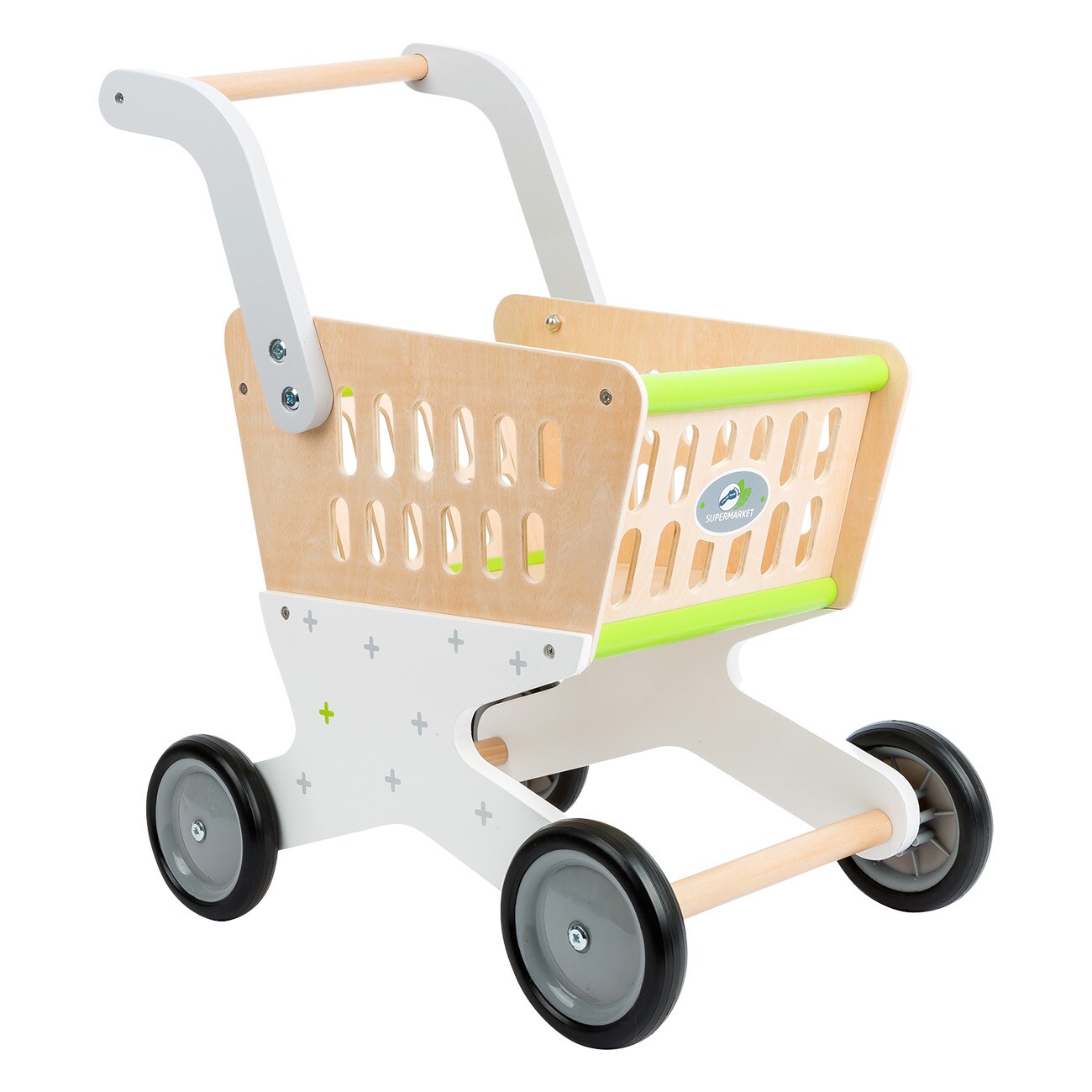 Smallfoot Einkaufswagen Trend 11161 Mehrfarbig Spiel-Einkaufswagen