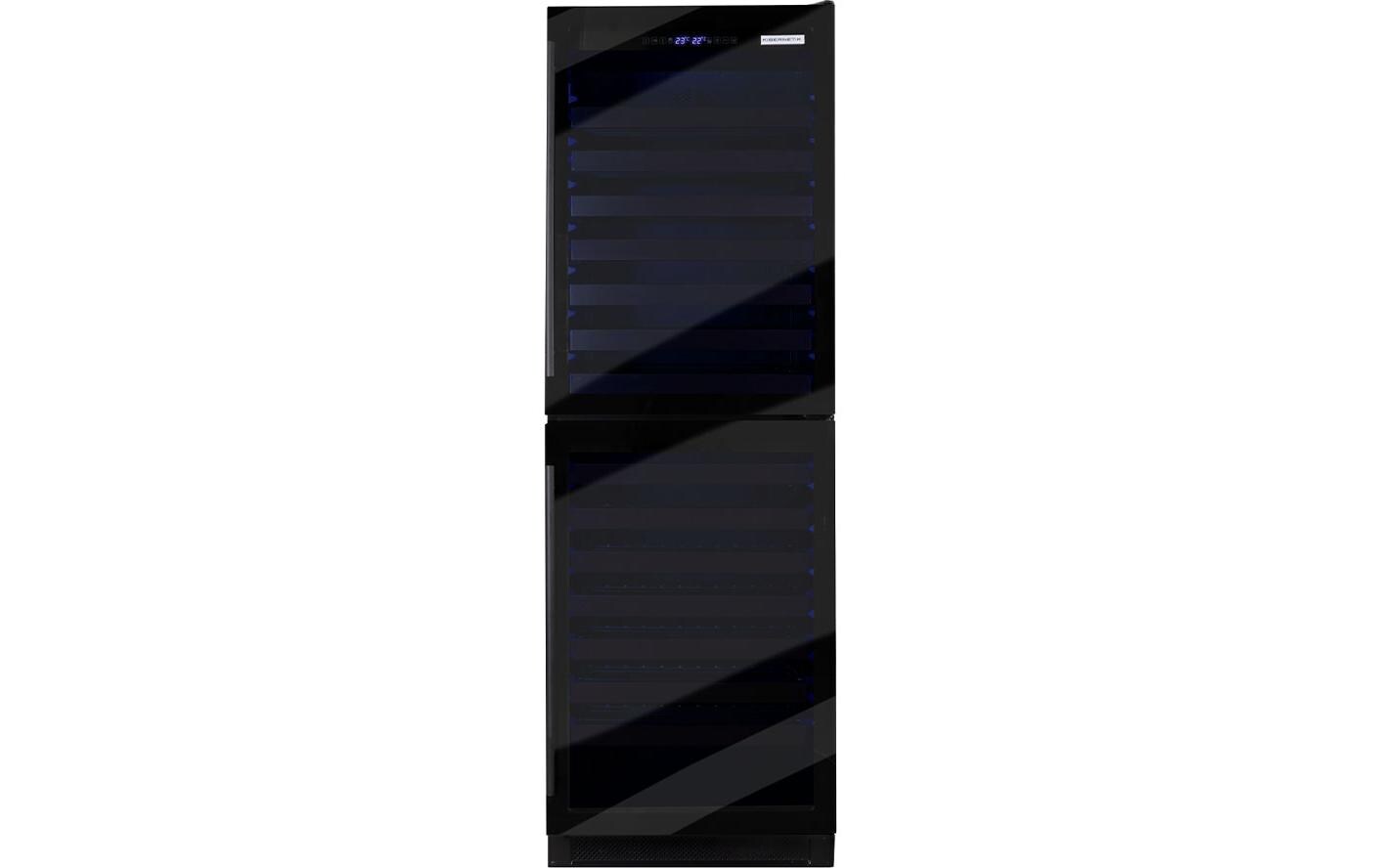 Weinklimaschrank WK139DD, Schwarz, Rechts<br>Weinkühlschrank für 177 Flaschen