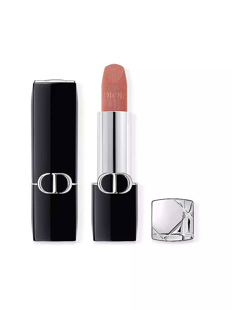 DIOR Lippenstift - Rouge Dior Velvet Lipstick (100 Nude Look) camel