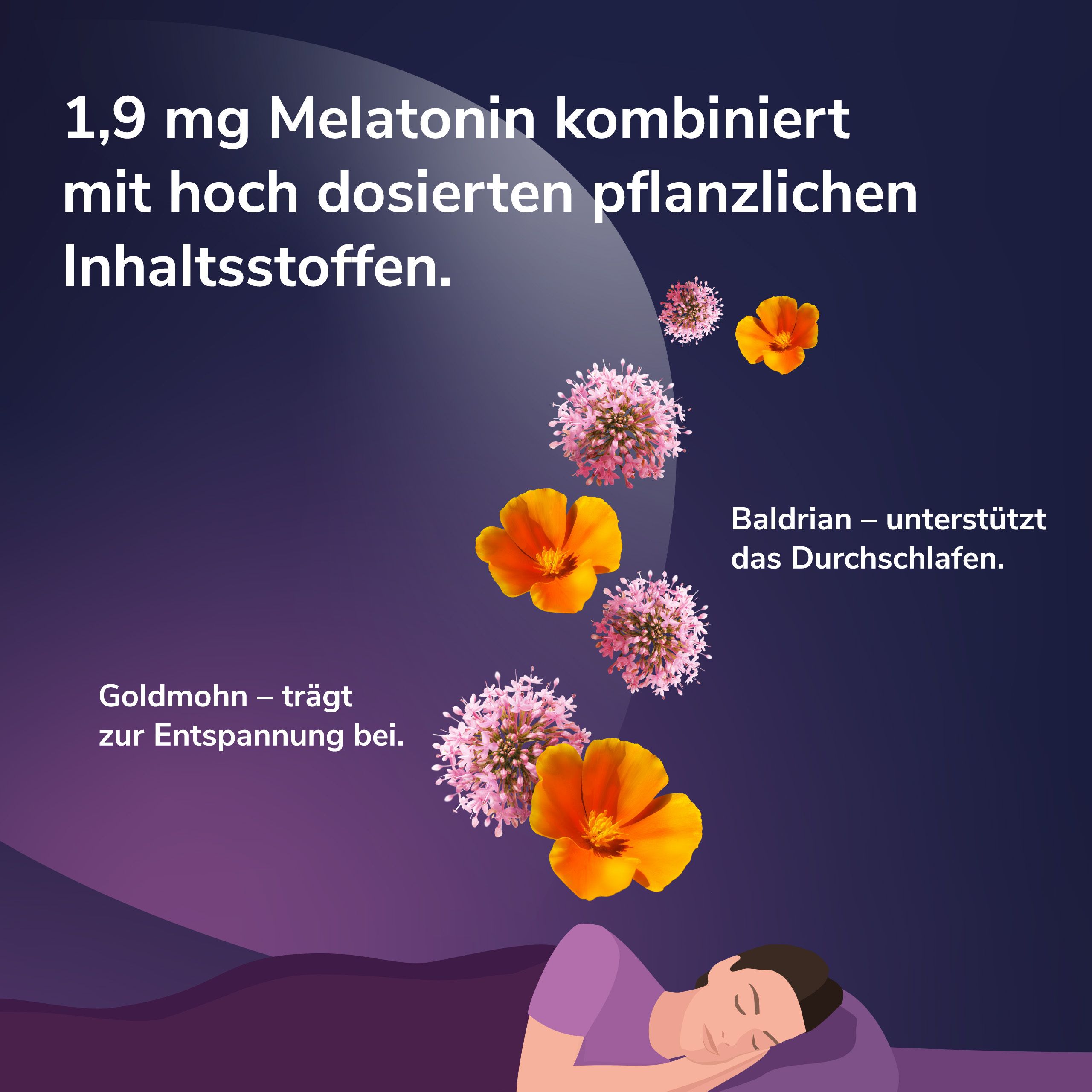 Lunalaif Guter Schlaf Kombi Depot mit 1,9 mg Melatonin