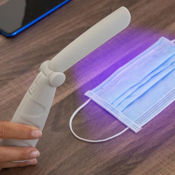 Sammenleggbar Desinfeksjonslampe med UV - Batteridrevet