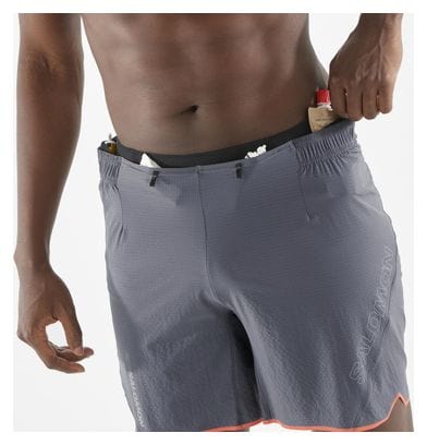 Short Salomon Sense Aero 7in Gris Homme