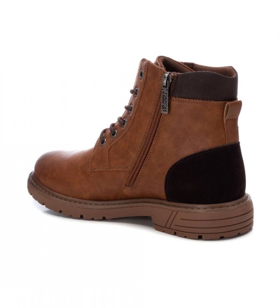 Botas de cano curto Refresh 171453 Marrom Claro