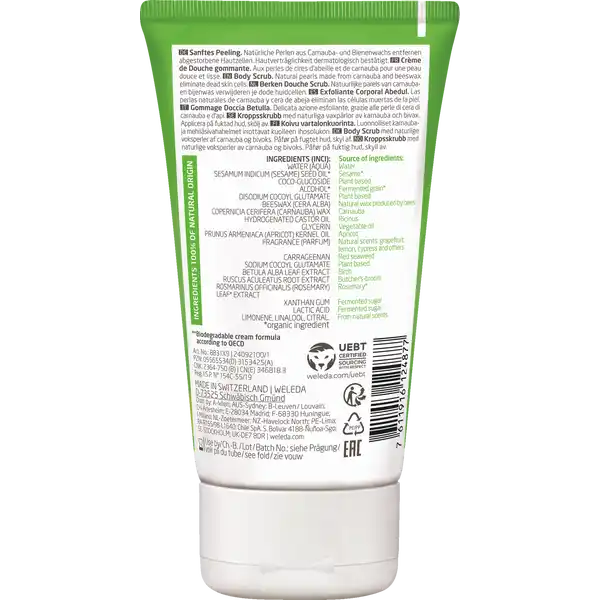 Pearl Scrub Dusch-Peeling Birke