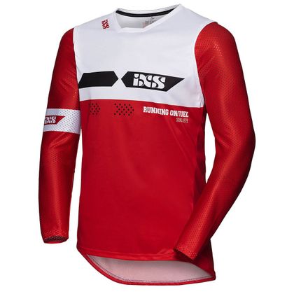 Maillot cross IXS 19 2.0 SLIM RED/WHITE/BLACK 2021 - Rouge / Blanc