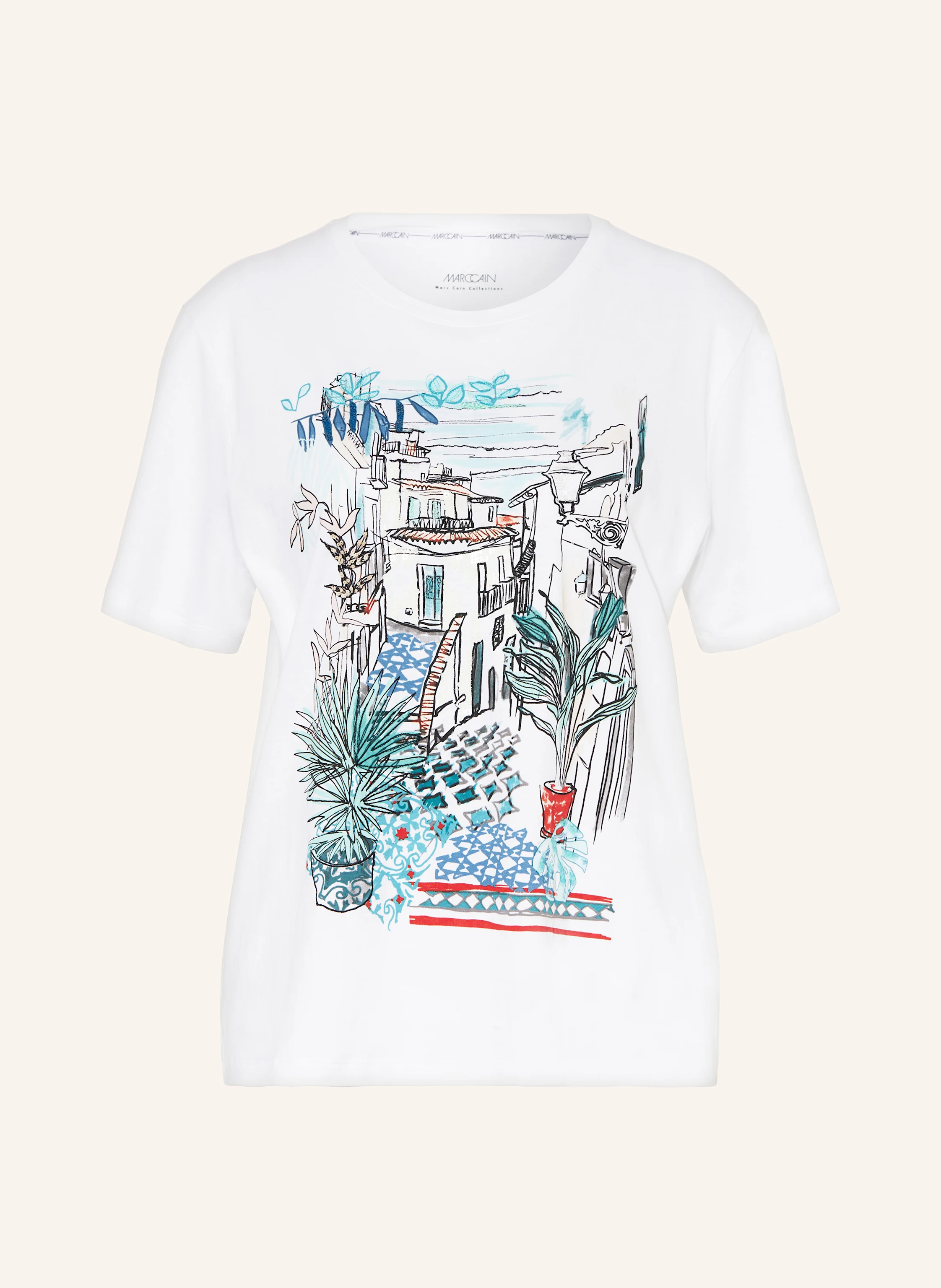 MARC CAIN T-Shirt mit Pailletten