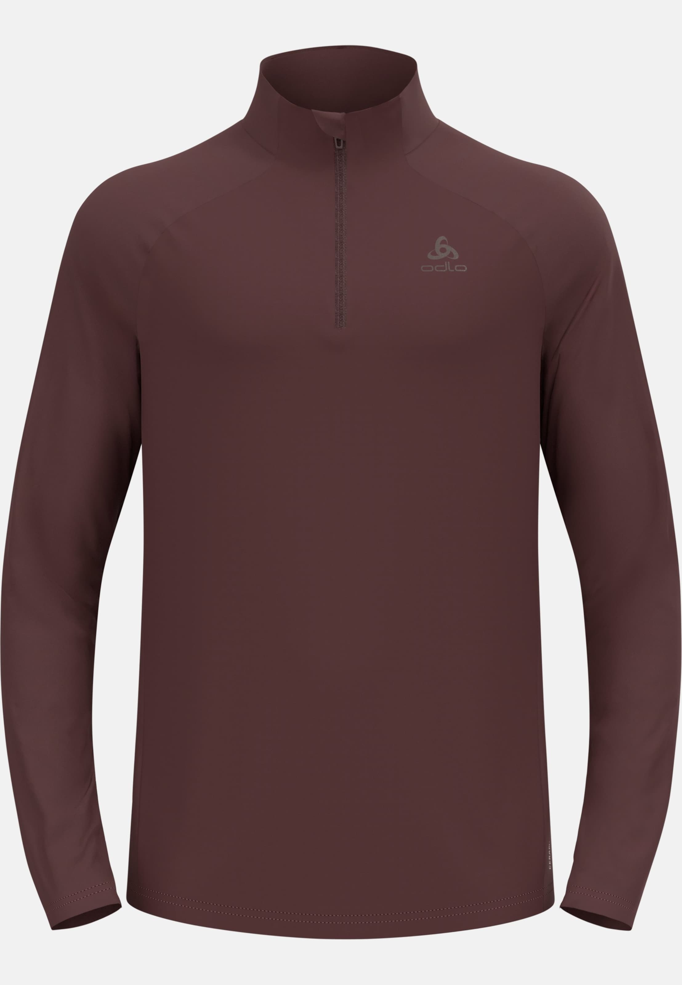 Essentials Ceramiwarm Mid Layer mit Halbreissverschluss in fudge