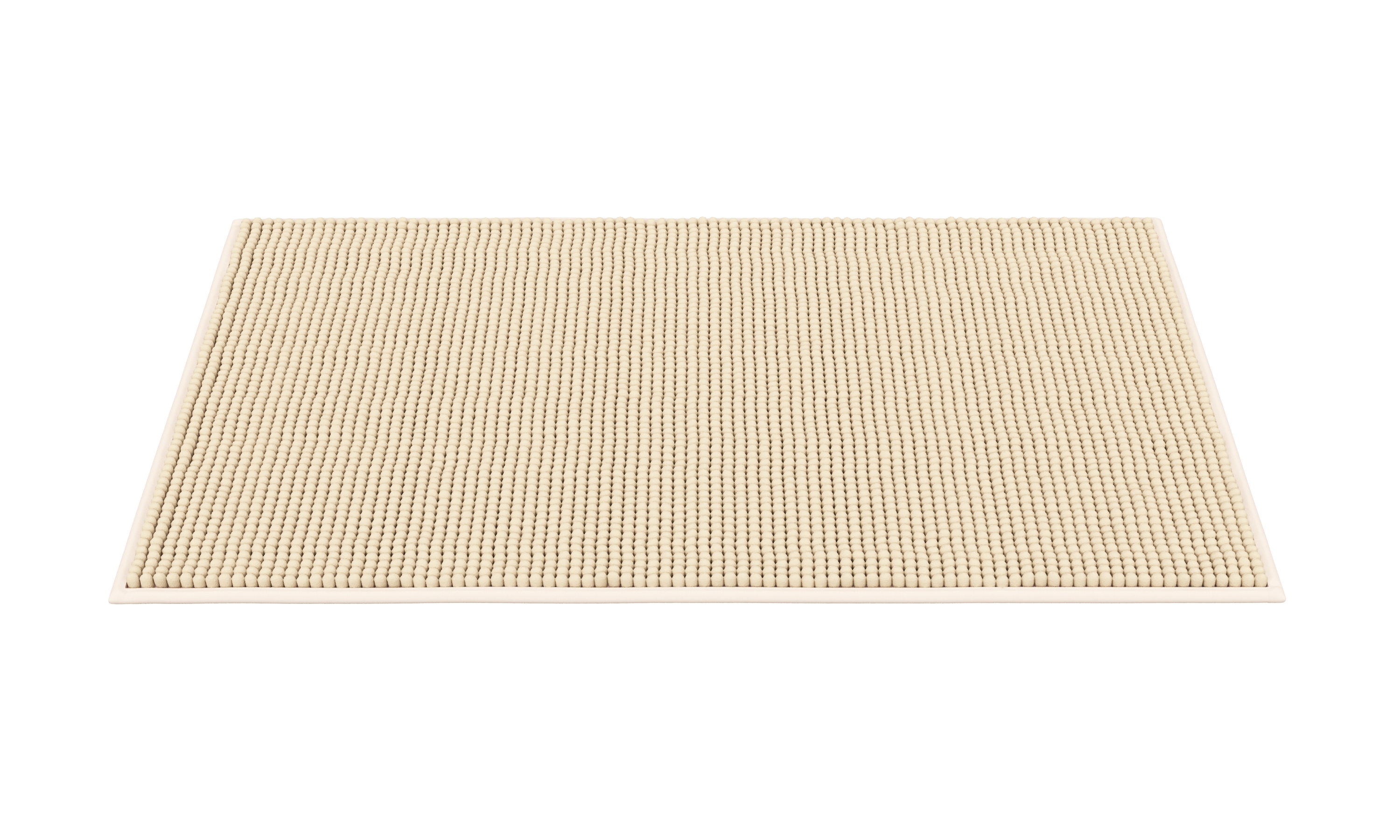 Badteppich 50 x 80 cm beige