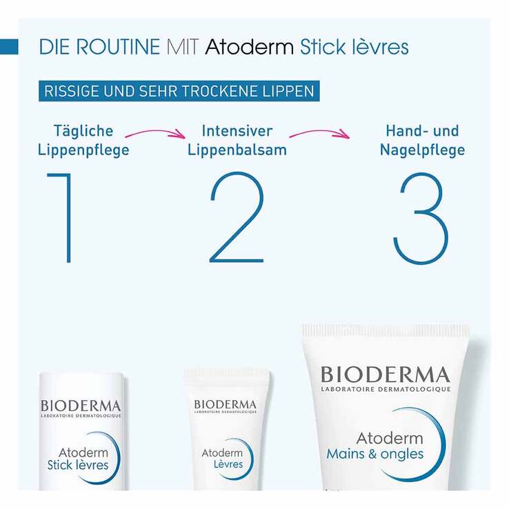 Bioderma Atoderm Levres Stick, 4 g