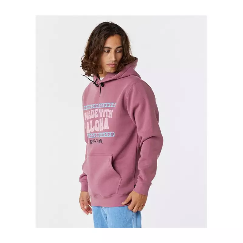 Sweat RIPCURL Down The Line Fp Hooded Mauve