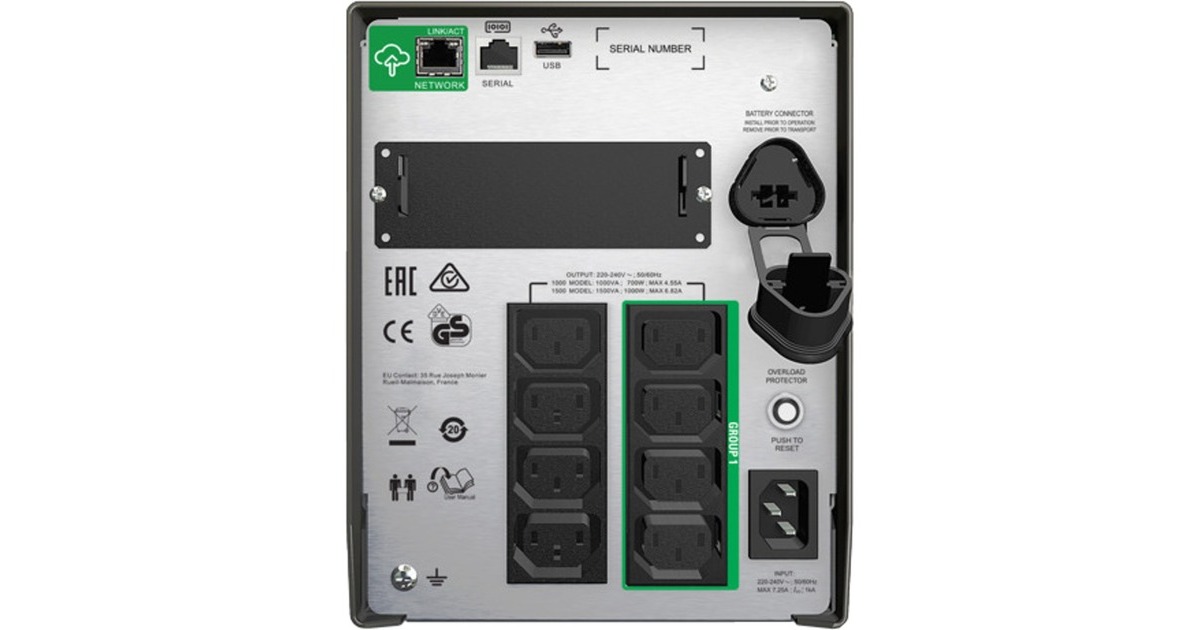 APCSmart-UPS SMT1000IC LCD Smart connect ups  (1000VA)