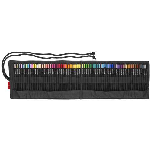FABER-CASTELL Black Edition Buntstifte, 72er-Stifterolle