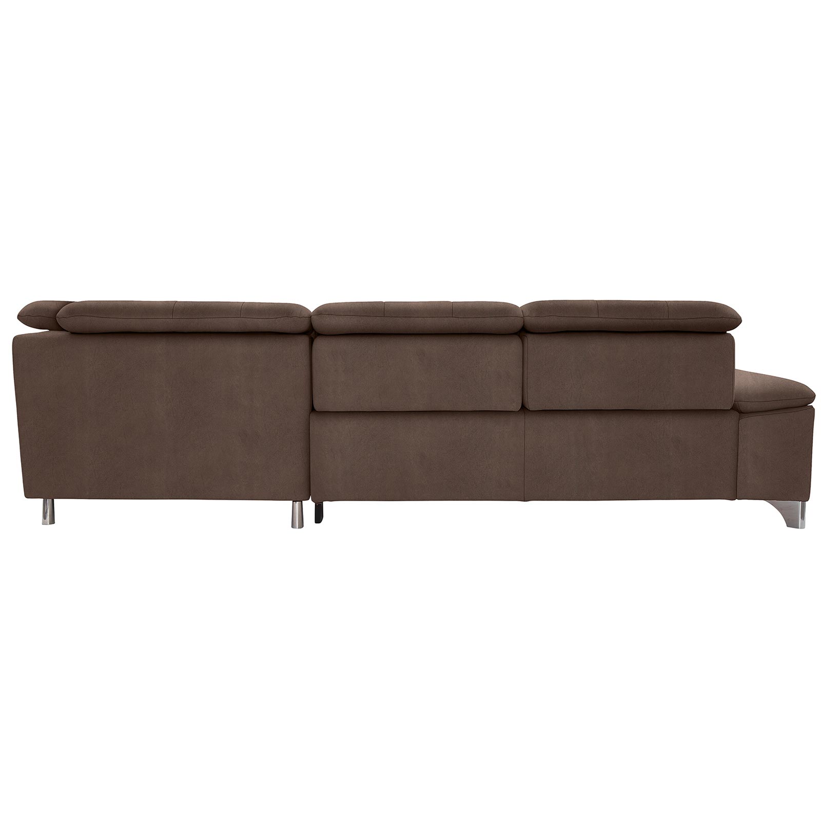 polsterpower Ecksofa - Saddle nougat - Basismodell - Ottomane rechts