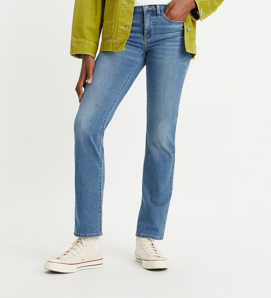 Calça jeans Levi's 314 Shaping Straight azul