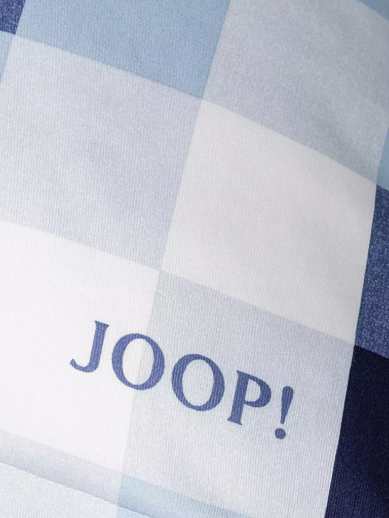 JOOP Satin Bettwäsche MESH 2x 70x90cm/2000x200cm Sky blau