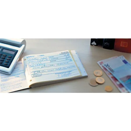 Avery Zweckform 1205 Einnahme-/Ausgabebeleg, A6 quer, Recycling-Papier, 50 Blatt