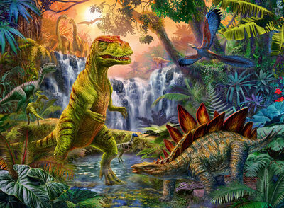 Ravensburger Puslespill Dinosaurer 100 Biter