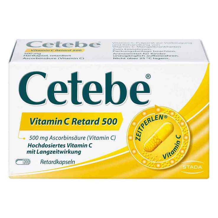 Cetebe® Vitamin C Retard 500, 60 St