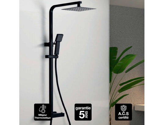 IMEX PRODUCTS - Barre et colonne de douche Colonne de douche thermostatique turn clean system imex vigo...