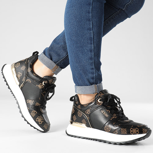 Baskets Femme FL8DDYFAL12 Brown Cream