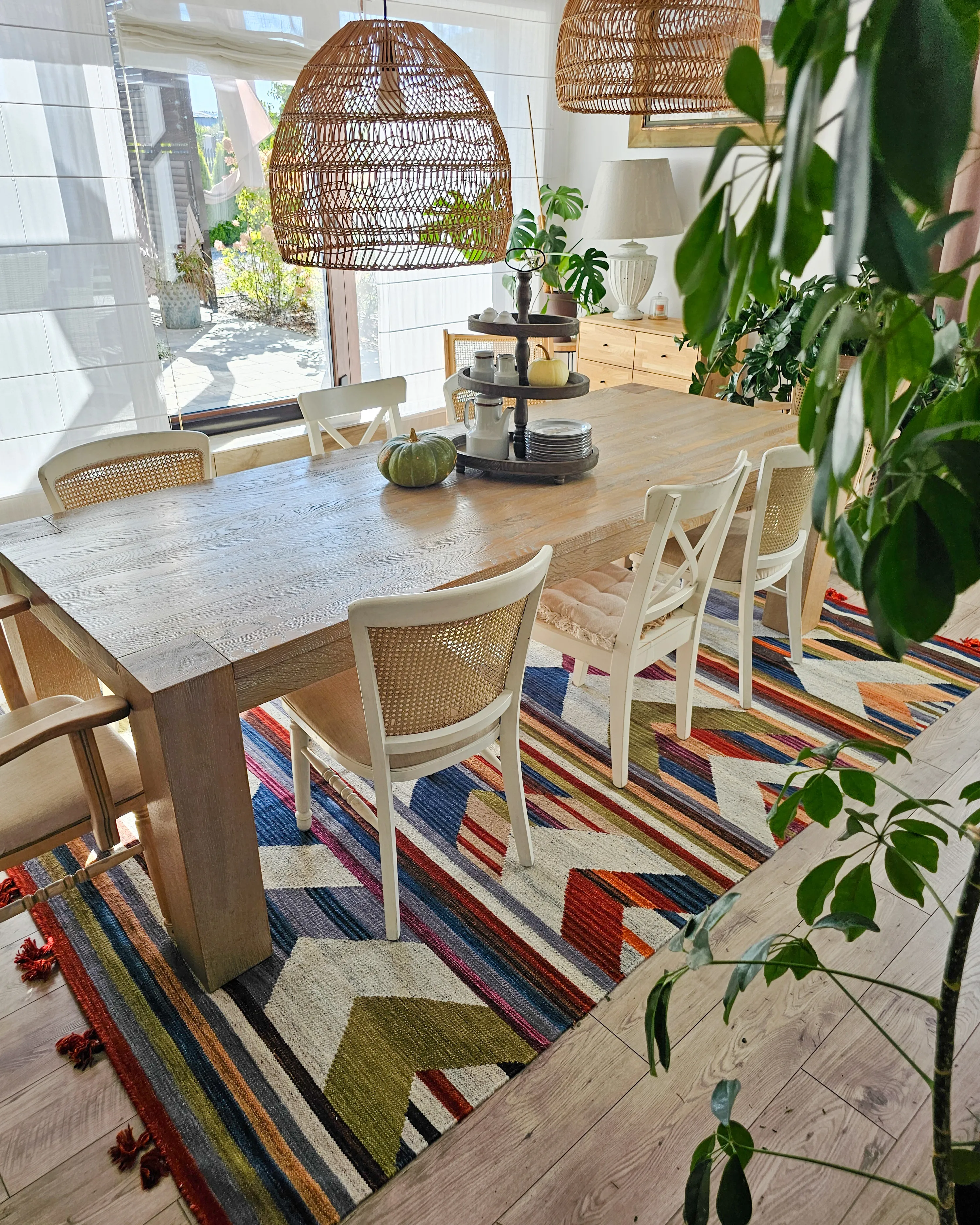 Vloerkleed MRGASHAT Meerkleurig 200 x 300 cm Wol Kelim