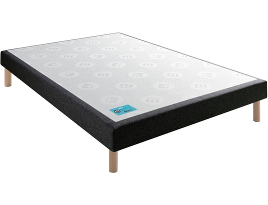MERINOS - Sommier  90 x 190 Petit Dormeur velours nuit 0919