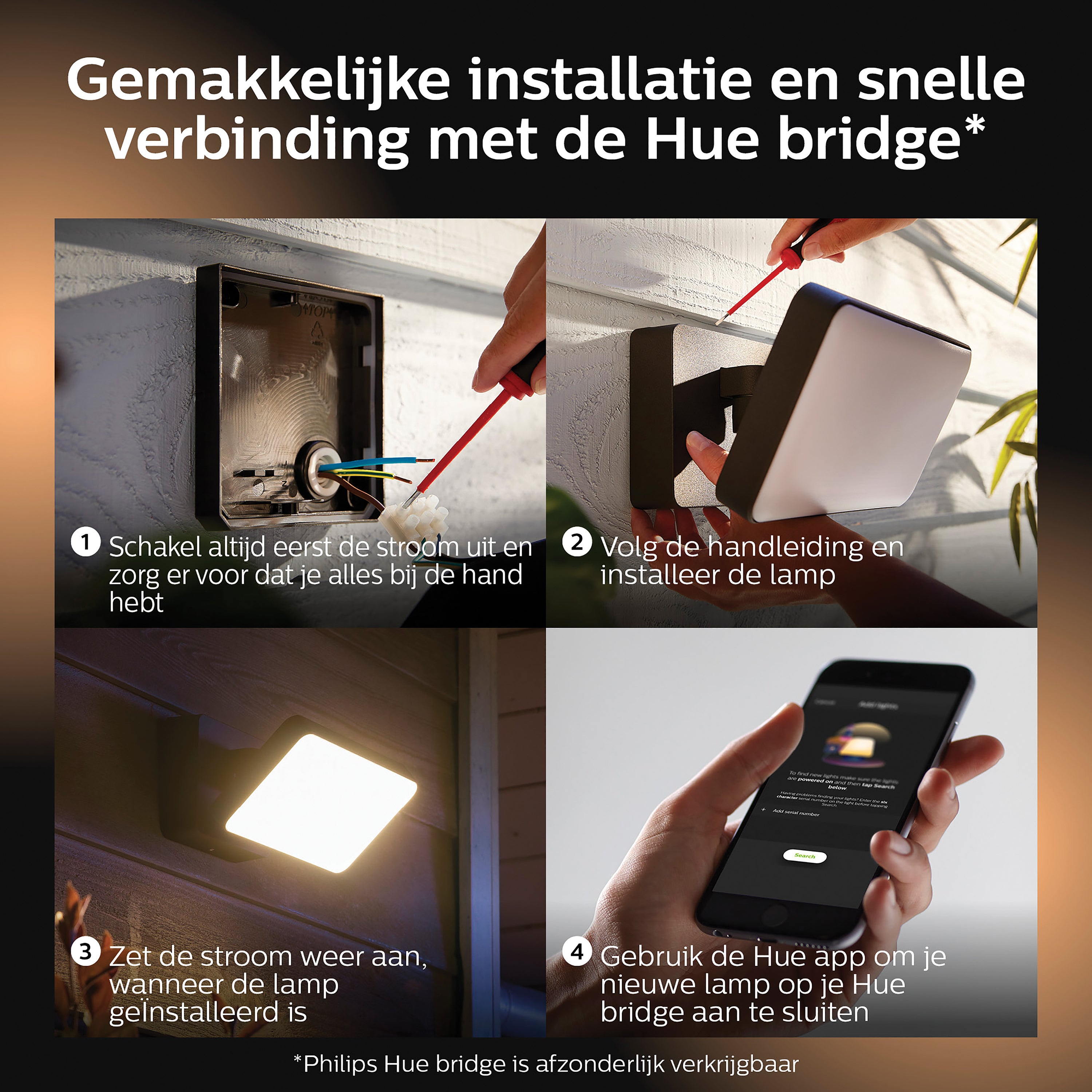 Philips Hue Welkom Schijnwerper