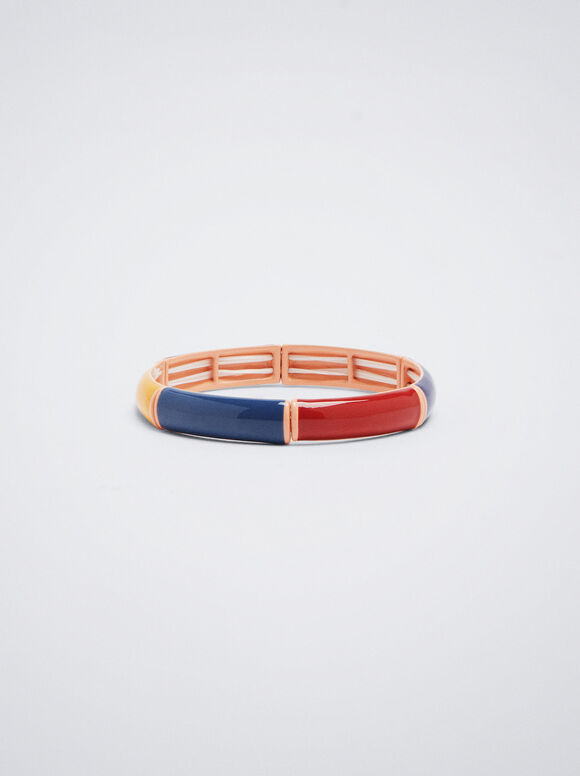Pulsera Elástica Esmaltada - Multicor
