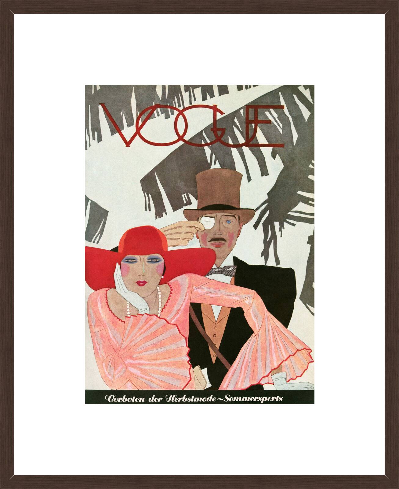 Cover, Pierre Mourgue I by German Vogue Collection - Limited Edition. Edition of: 100. Archive Stamp.