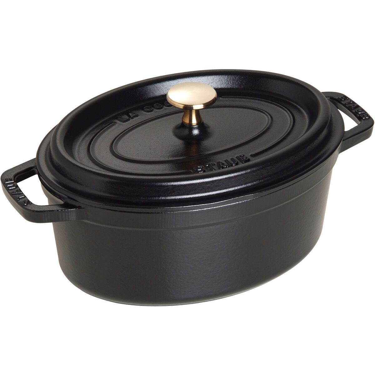 La Cocotte Oval Gryte Svart 23 cm 2,35 l