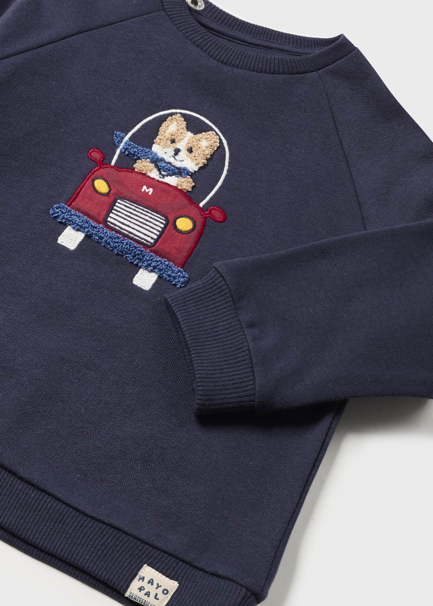Moletom infantil bordado Better Cotton