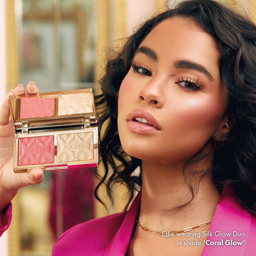 Iconic London Silk Glow Duo Coral Glow 2x6g