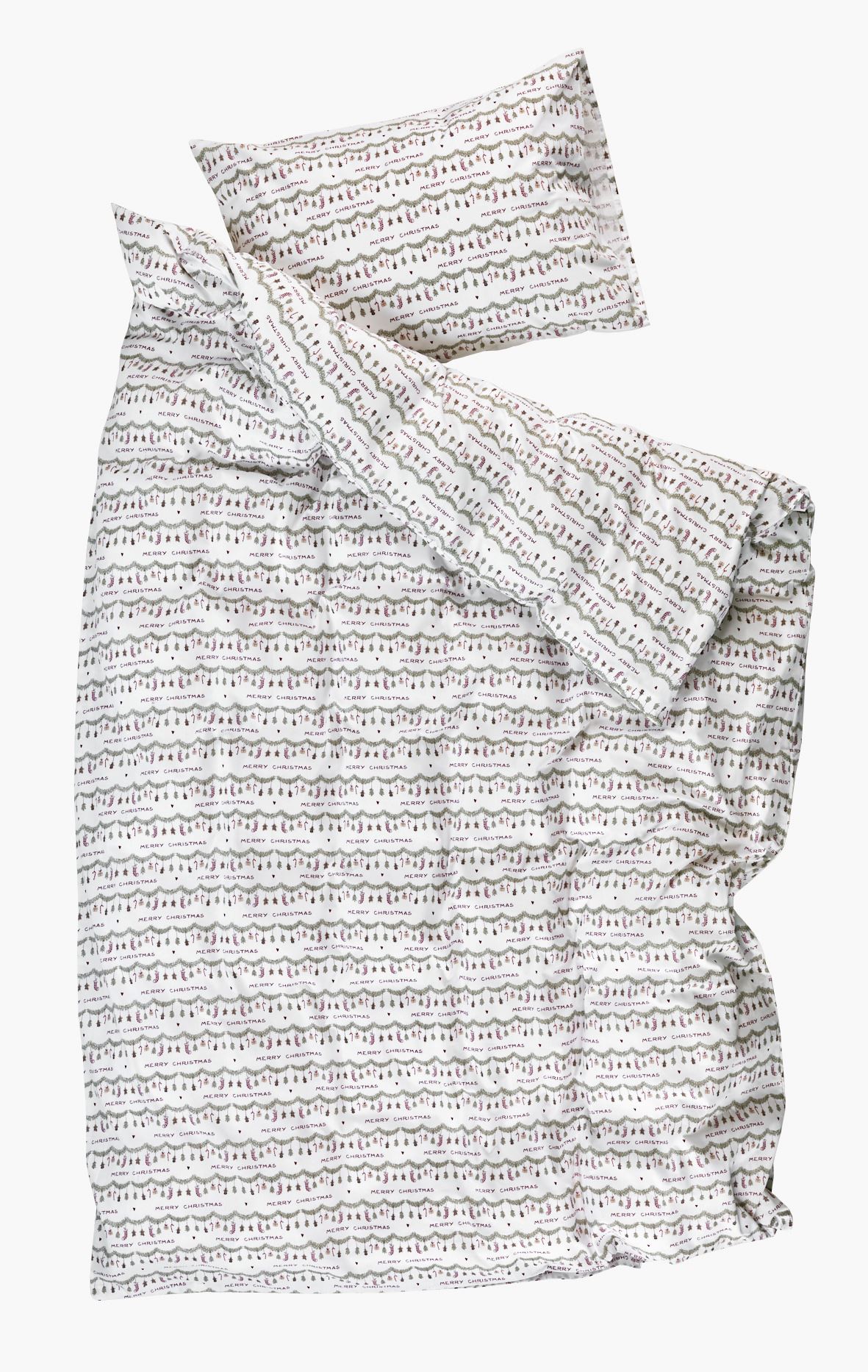 Bomull sengesett multi - 140x200 cm