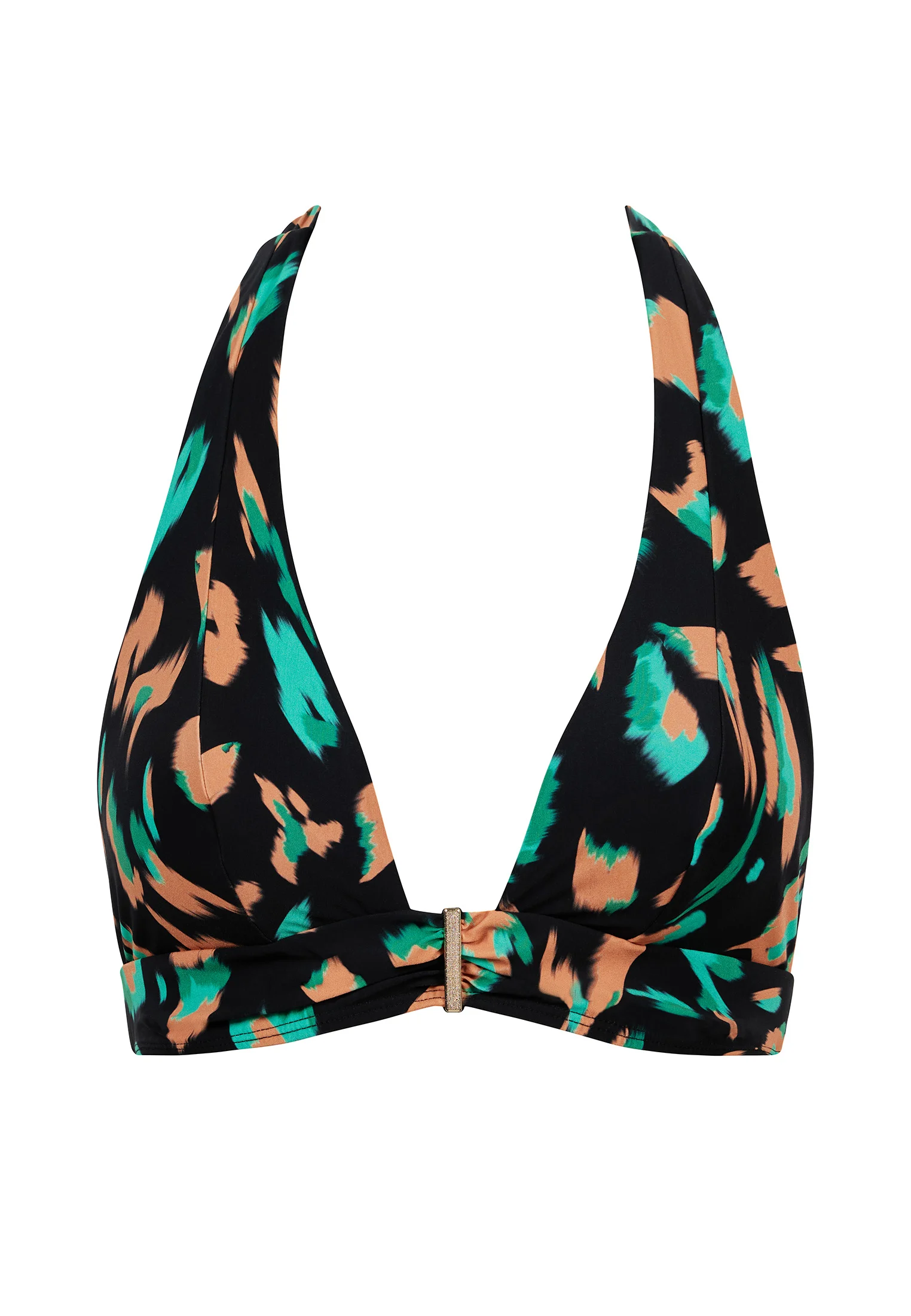 FELINE ENERGY - Haut de maillot de bain triangle | Vert
