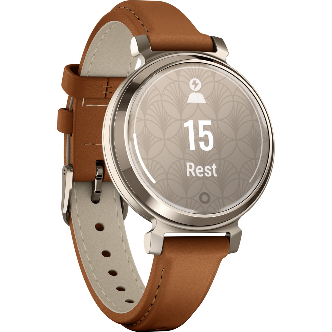 Garmin Lily 2 Classic Smartwatch Coyote Tan / Cremegold